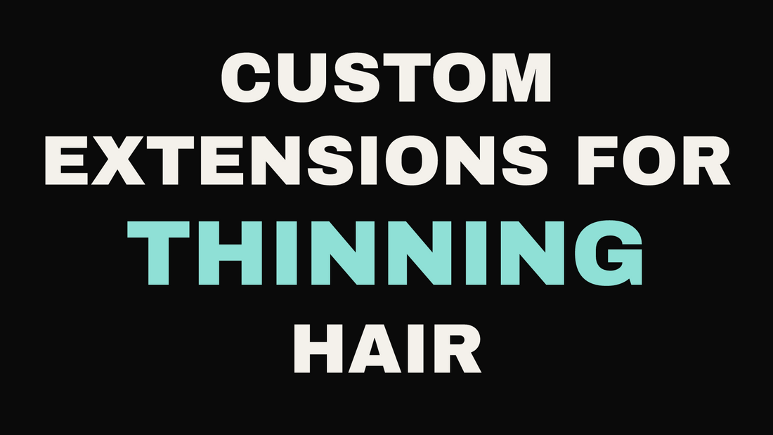 Custom hair extensions for thinning hair at Eleven11 Hair Studio, Rolling Meadows IL.