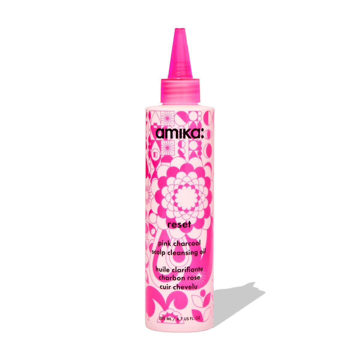 Amika Reset Pink Charcoal Scalp Cleansing Oil