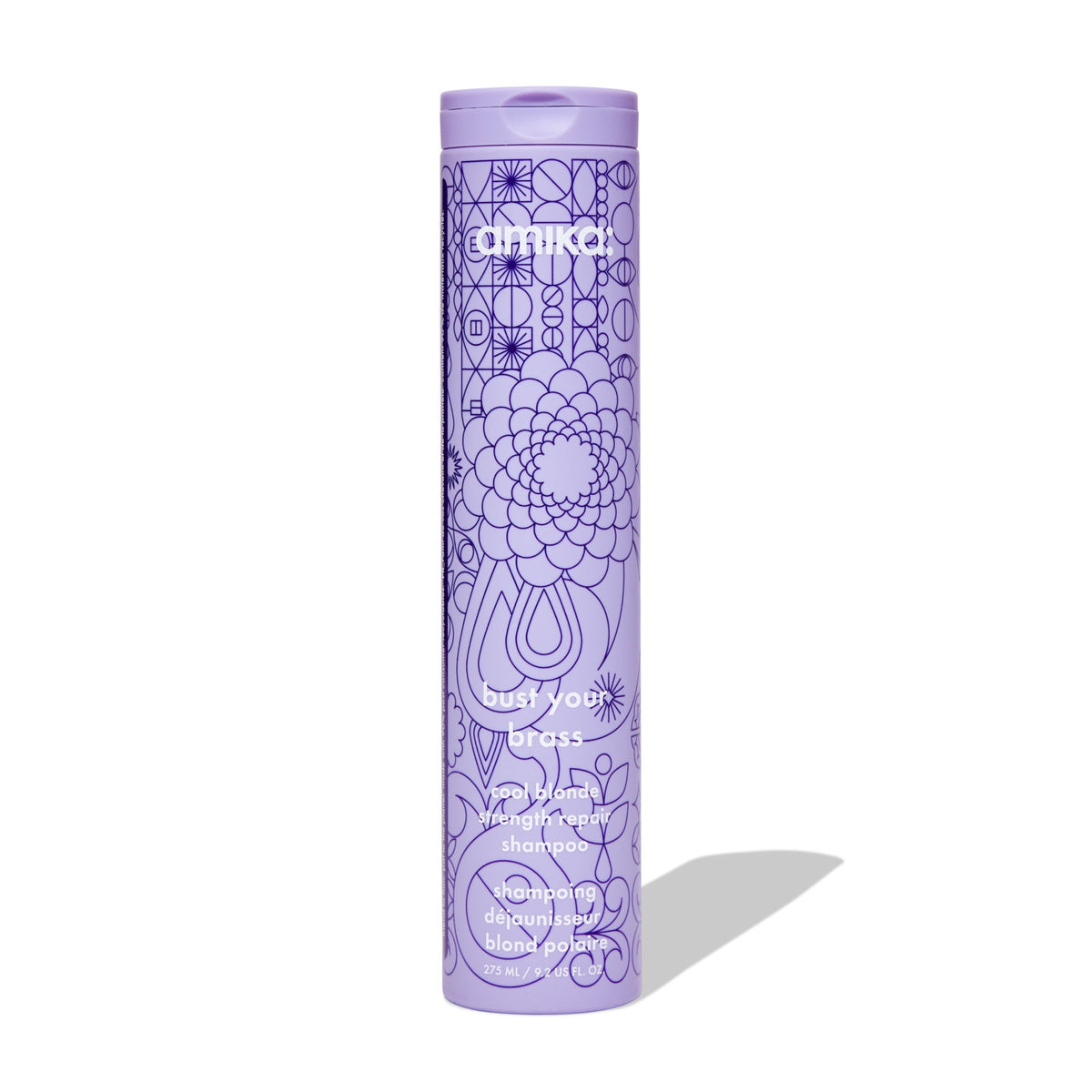 Amika Bust Your Brass Cool Blonde Strength Repair Shampoo