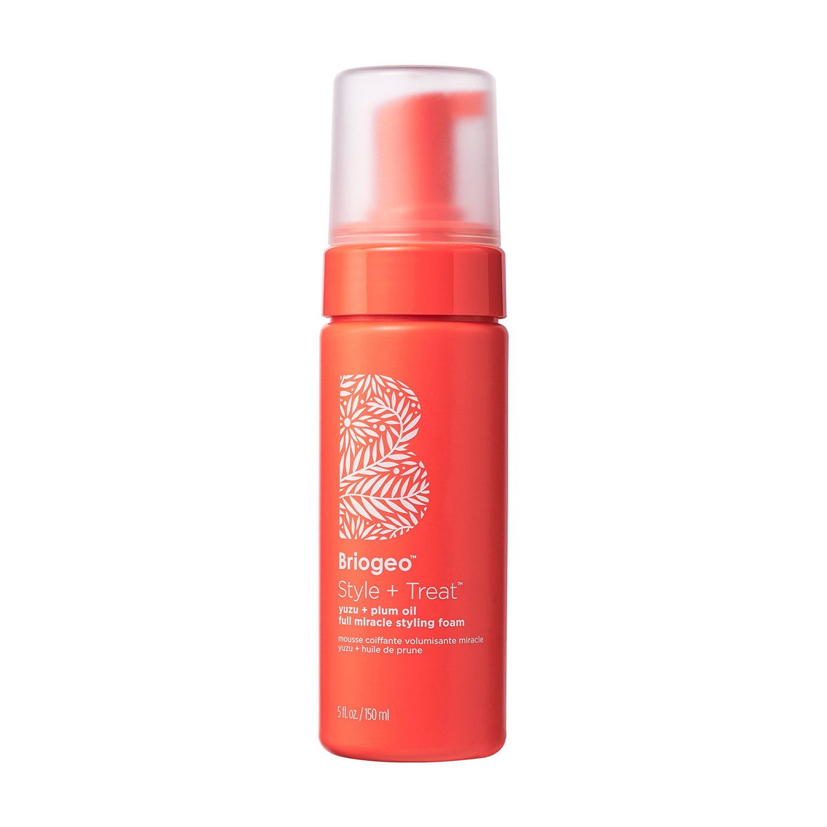 Briogeo Style + Treat Yuzu + Plum Oil Hair Styling Texture Foam
